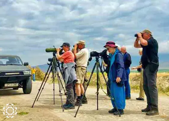 Birdwatchers in Armenia